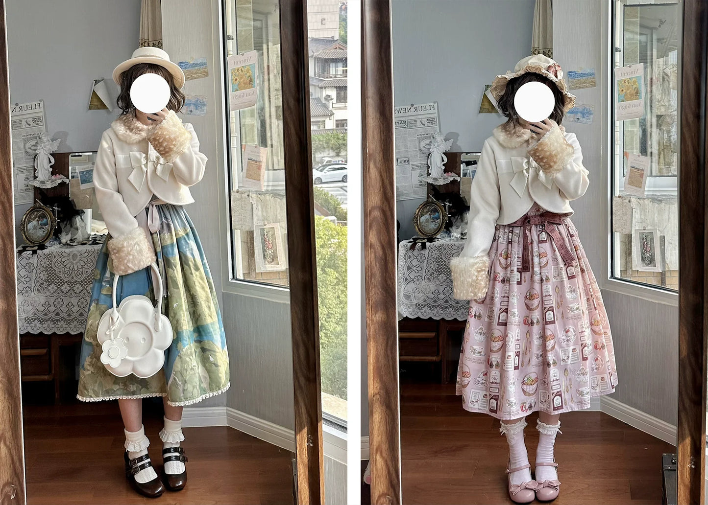 Vcastle - Winter Lolita Coat Short Wool Coat