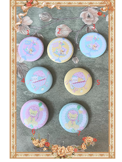 Infanta - Macaron Dolly House - Sweet Lolita OP Printed Dress, Side Zipper