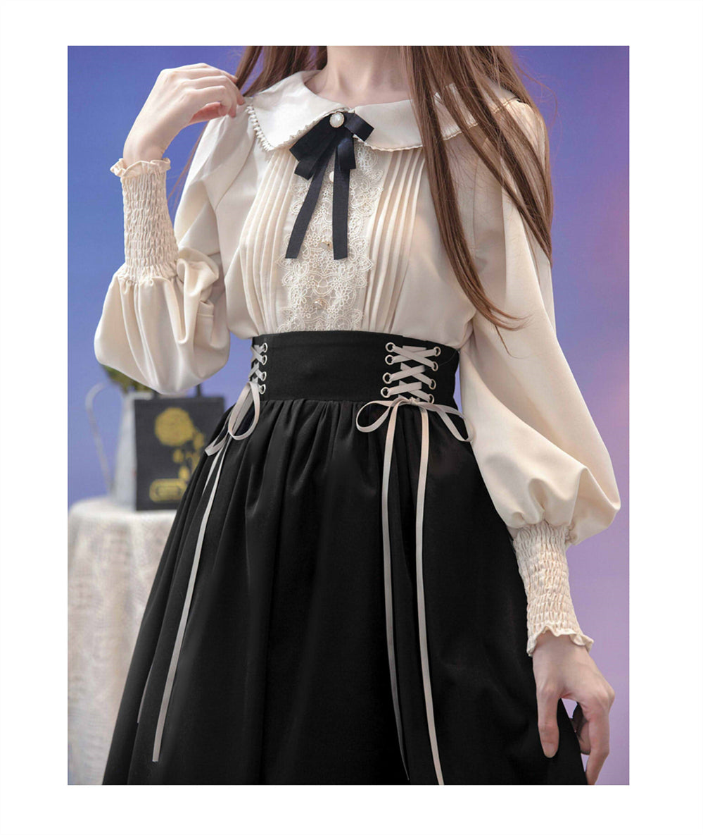 EESSILY - Countess's Autumn Tour - Retro Lolita Embroidery Long SK