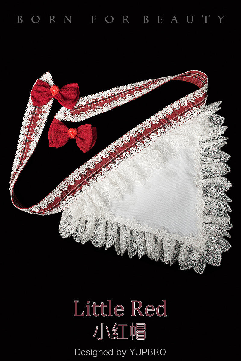 Youruipai - Little Red Riding Hood - Lolita Triangle Scarf