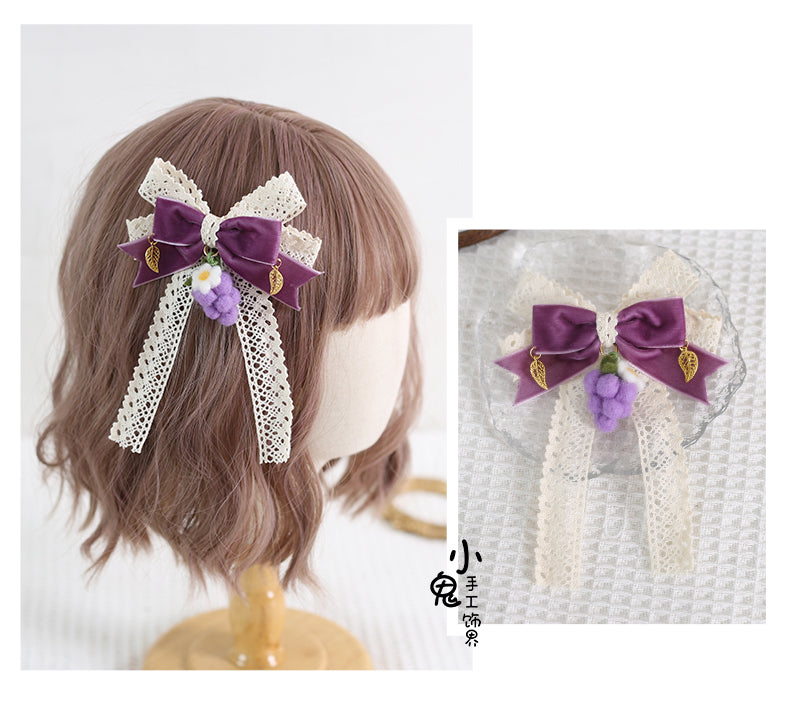 Xiaogui - Grapery Lolita Earring Necklace Lolita Accessory