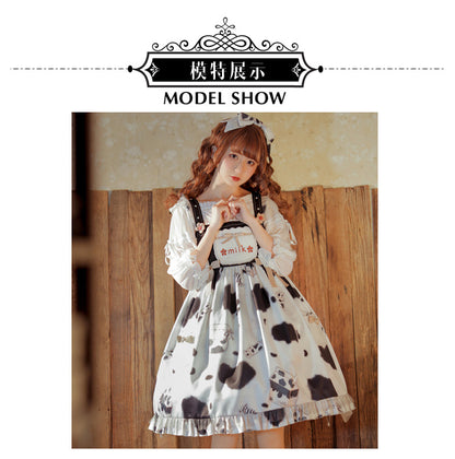 Eieyomi- Sweet Milk Candy - Kawaii Lolita JSK