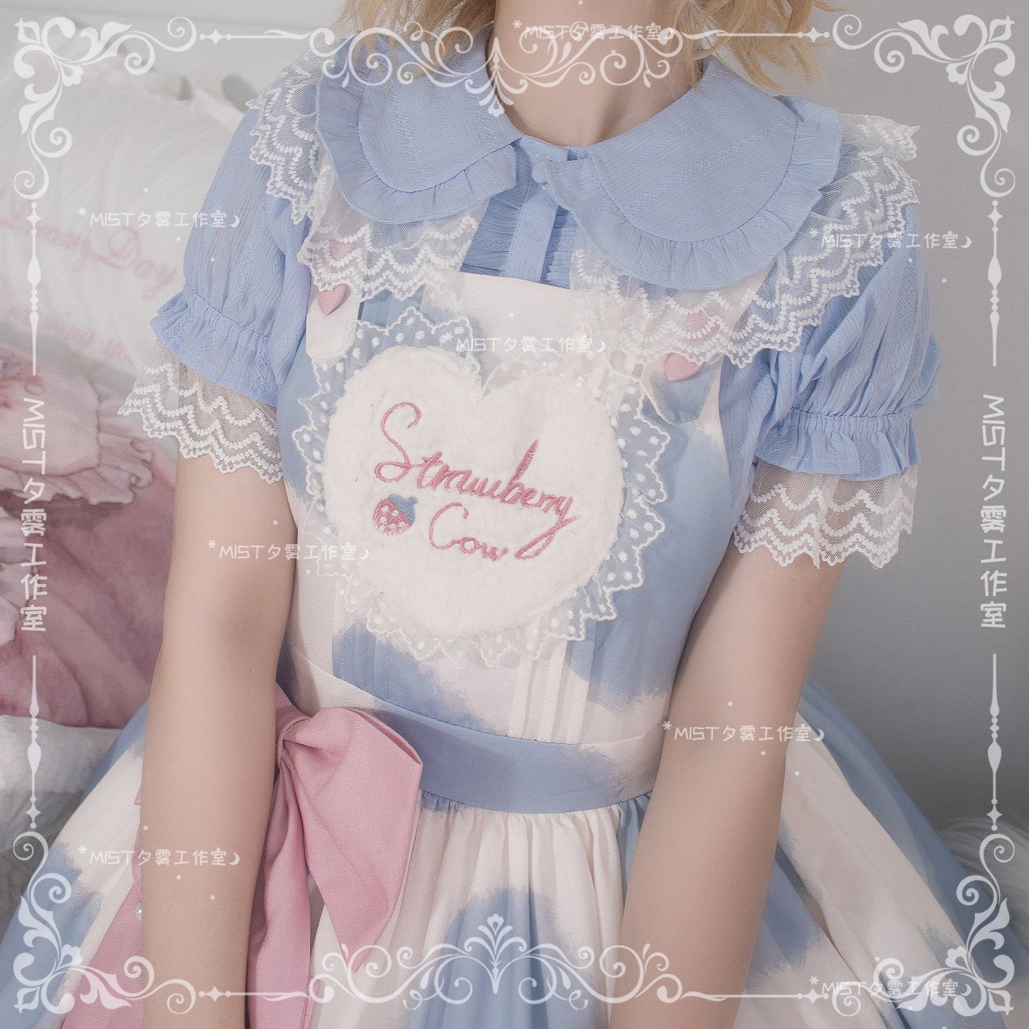 MIST - Sweet Lolita Golilla Short Sleeve Shirt