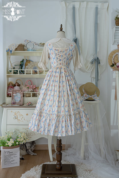 Miss Point - Happy Summer - Elegant Lolita Floral JSK Dress