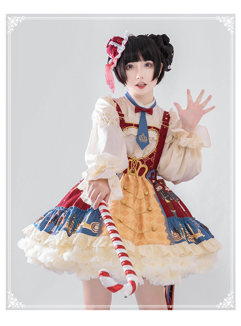 YingLuoFu - Santa Clara - Kawaii School Lolita JSK