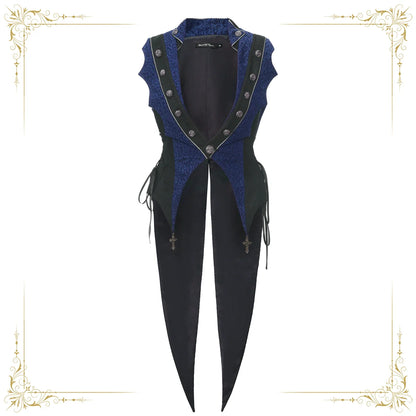 Immortal Thorn - Eternal Crimson Moon Forest - Ouji Lolita Tailcoat Jacket