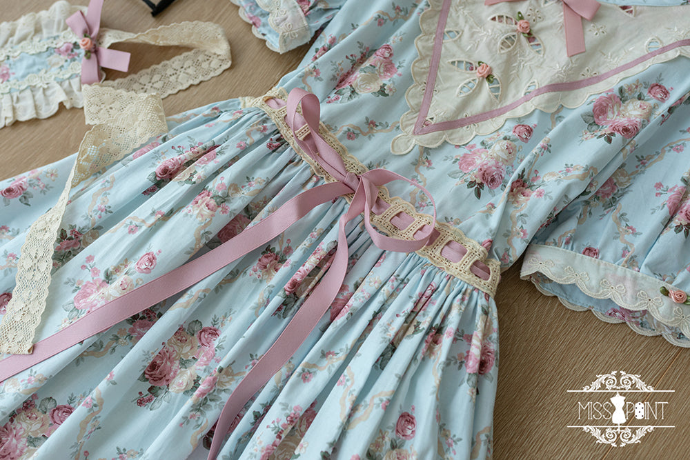 Miss Point - Happy Summer Elegant Lolita Floral OP Dress