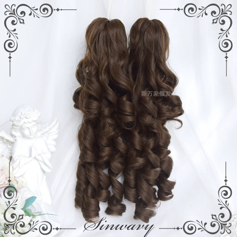 Sinwavy - Old School Lolita Wig, Layered Roman Curls