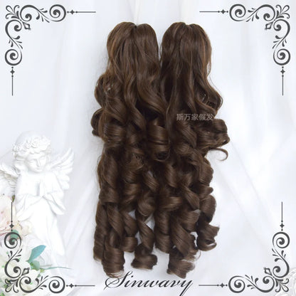 Sinwavy - Old School Lolita Wig, Layered Roman Curls