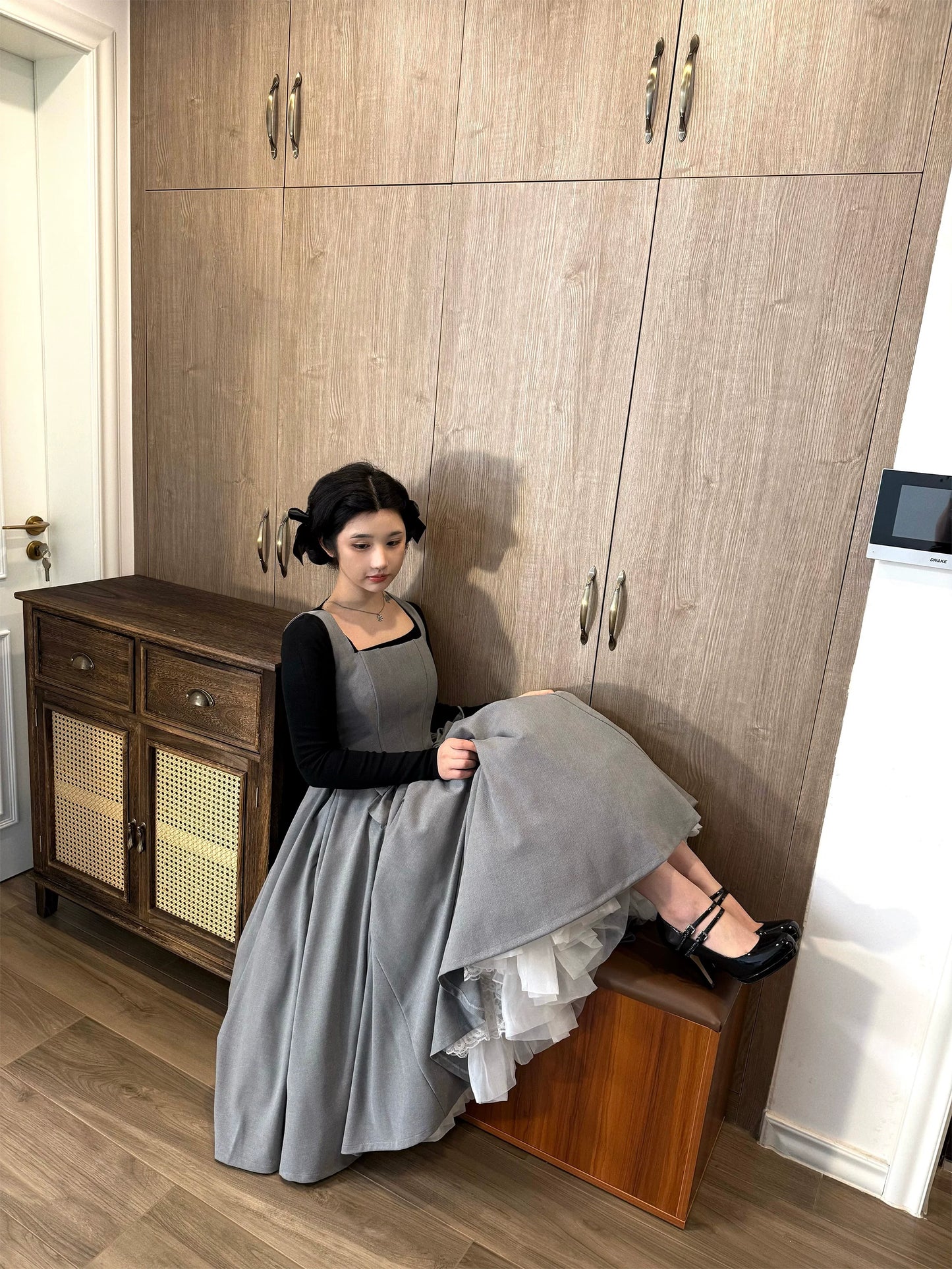 Sweet Wood - Margaret - Plus Size Lolita Dress Suit Solid JSK