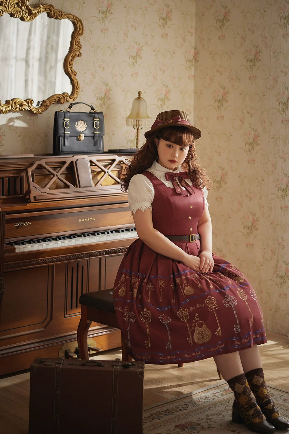 Miss Point - Antique Key - Elegant Lolita JSK Retro Lolita Dress