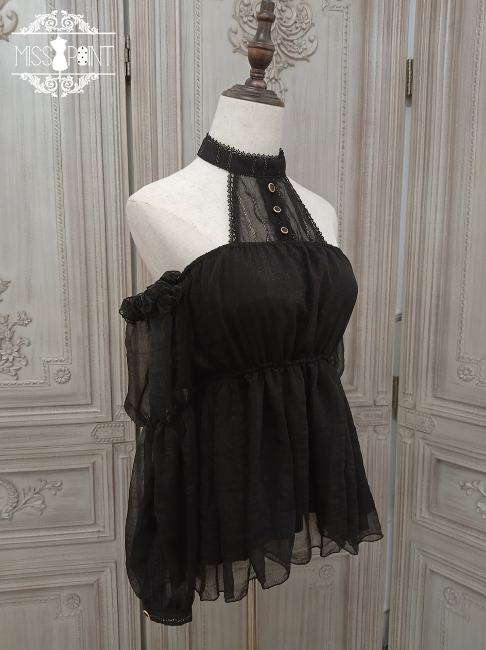 Miss Point - Dusk Bester - Egyptian Lolita Halter Attached Sleeve Blouse