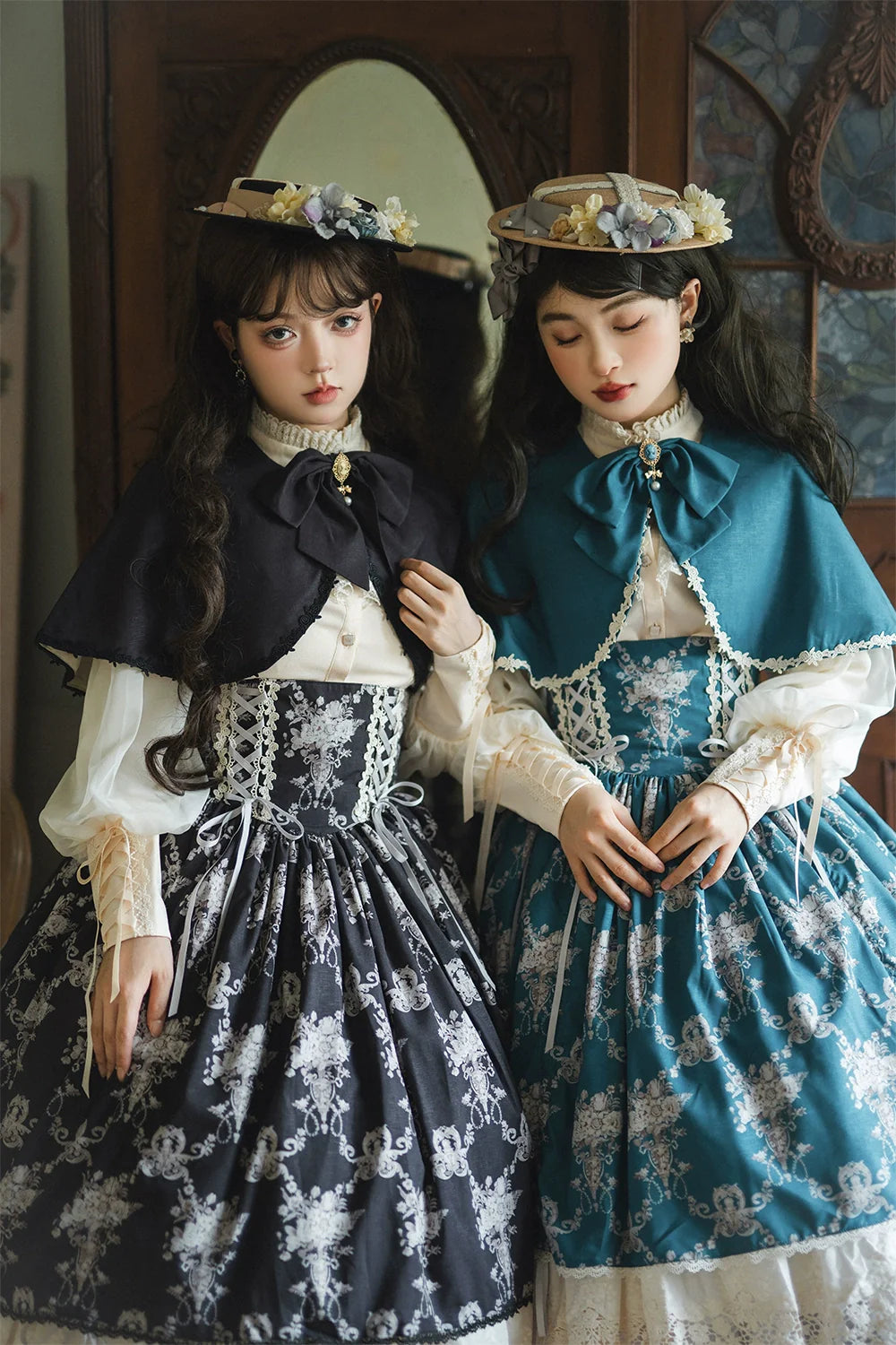 Miss Point - Customized Vintage Lolita Skirt Elegant Pullover Fishbone SK