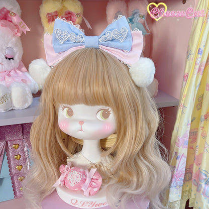 Cheese Cat - Cute and Fluffy Rabbit Ear Lolita KC