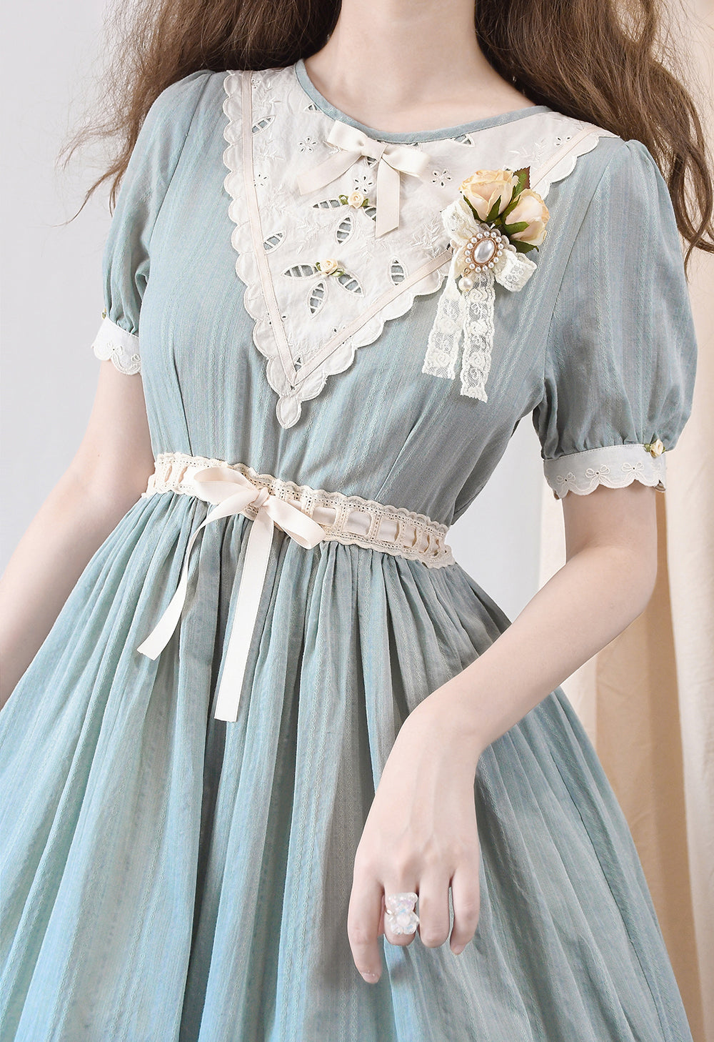 Miss Point - Happy Summer Elegant Lolita Floral OP Dress