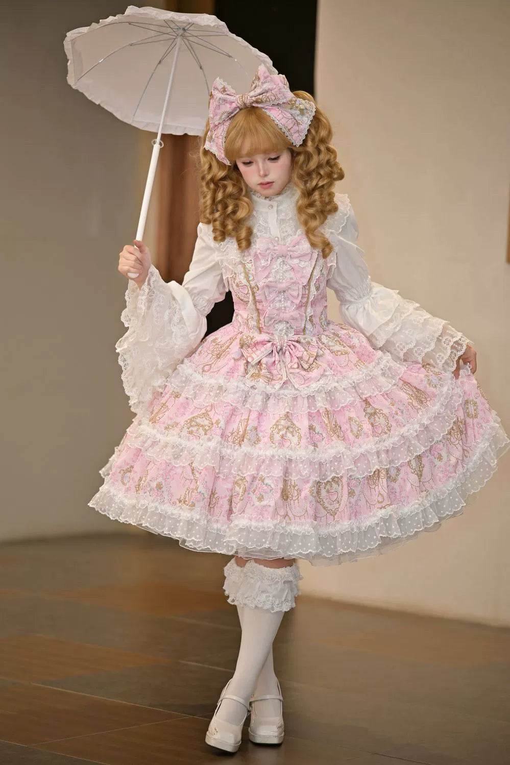 Hanguliang - Candelabra Ode - Doll-like Sweet Lolita JSK Dress, Side Zipper