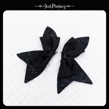 DuskProphecy - Coccyx - Elegant Lolita Hair Accessories Set Multicolors