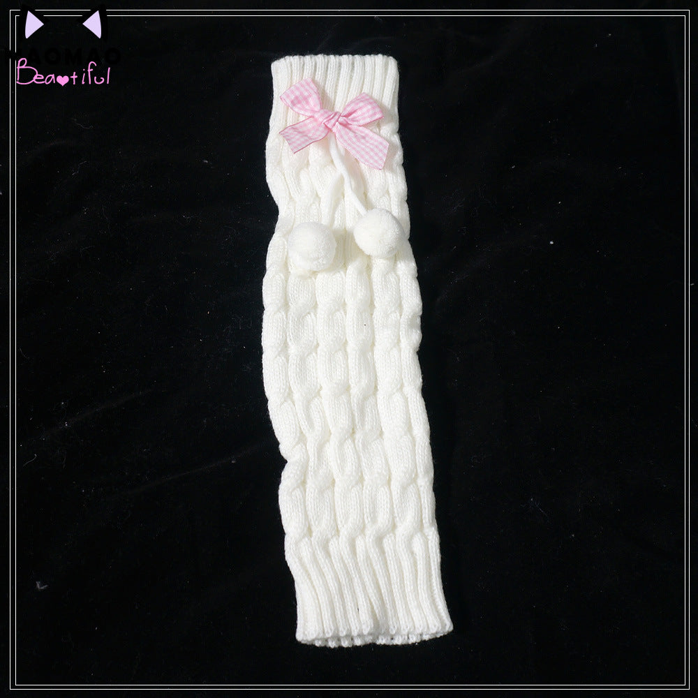 Kawaii Lolita Fluffy Rabbit Ears Leg Warmer