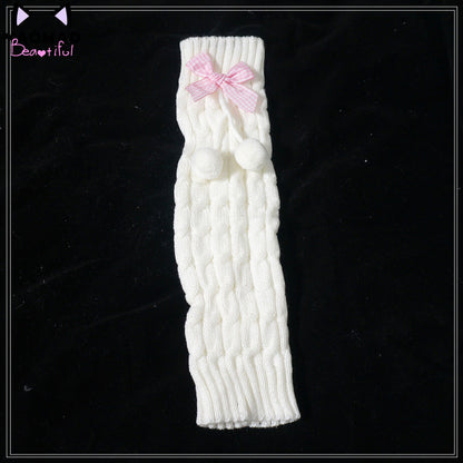 Kawaii Lolita Fluffy Rabbit Ears Leg Warmer