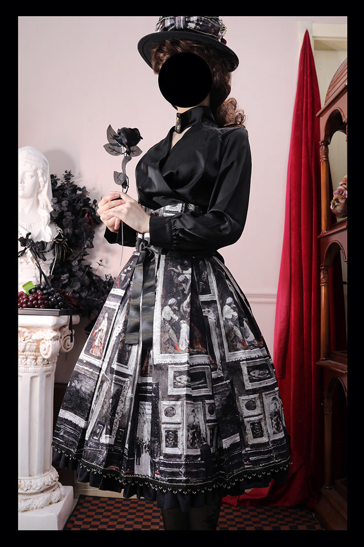Balladeer - Golden Gallery - Elegant High Waist Lolita SK