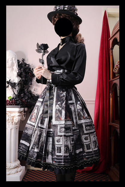 Balladeer - Golden Gallery - Elegant High Waist Lolita SK