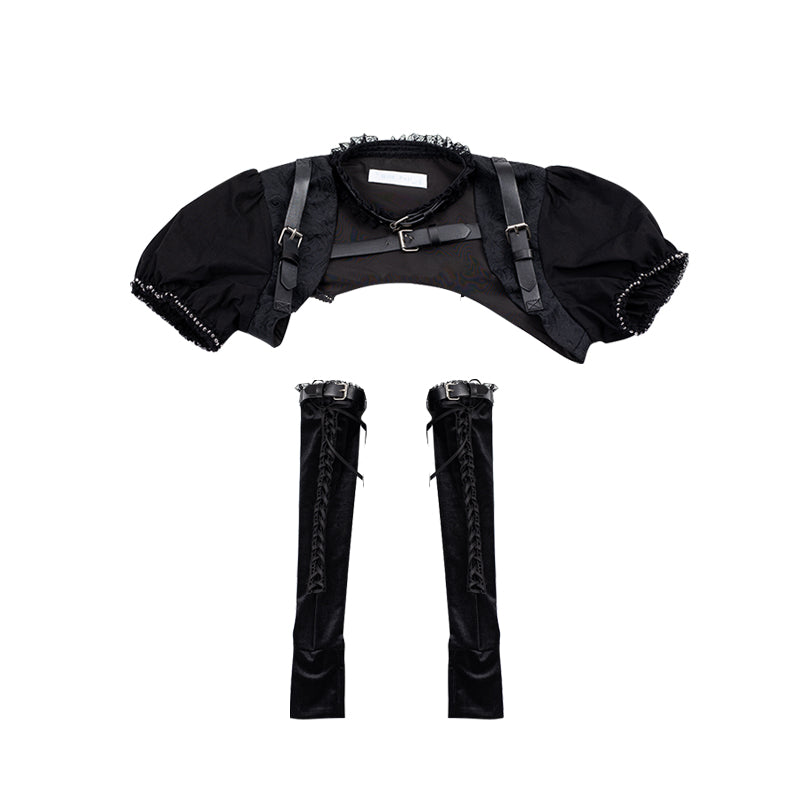 With PUJI - Confession Function - Wool Kawaii Lolita JSK Dress Suit