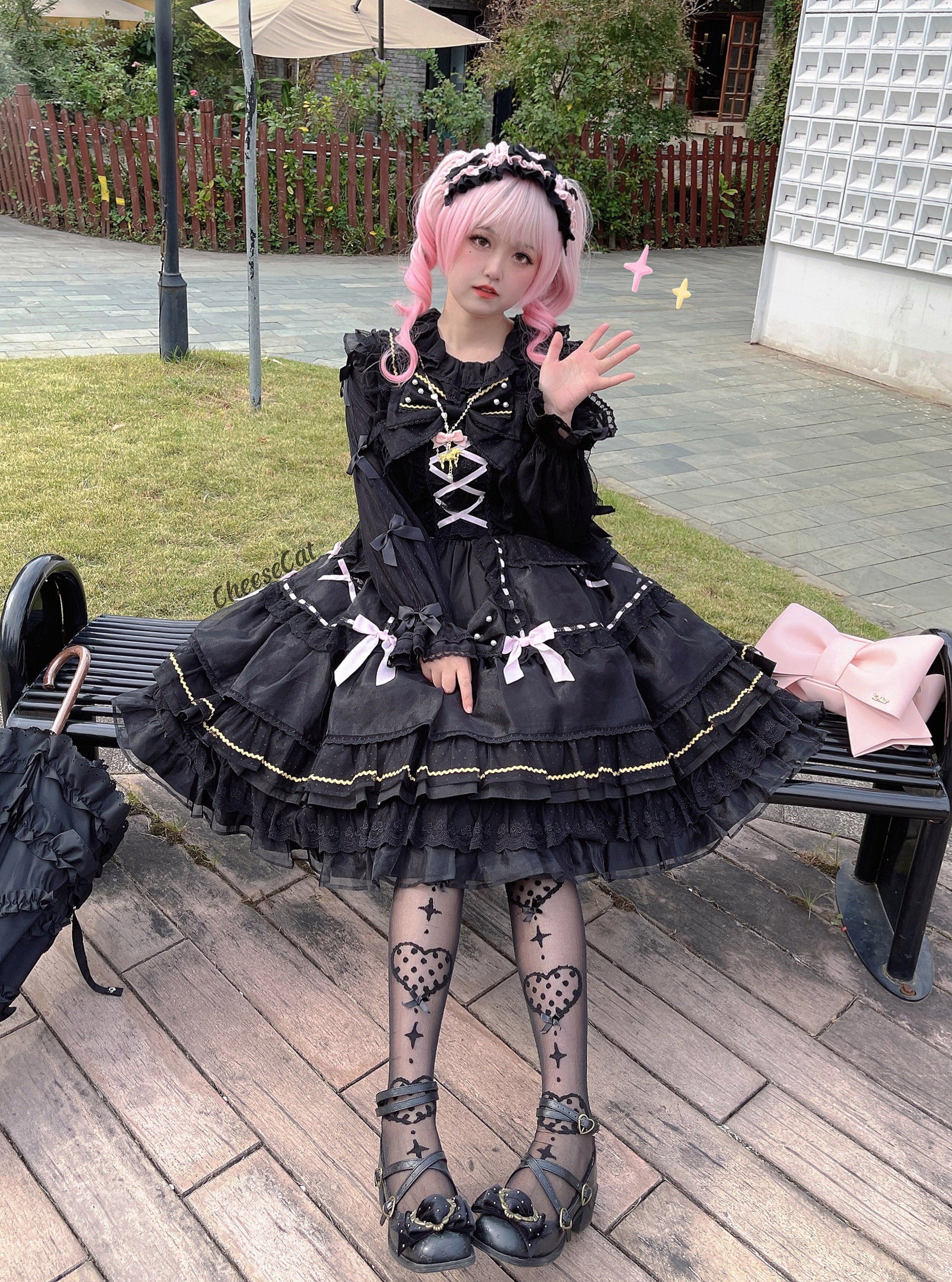 Cheese Cat - Doll Lullaby Tabby Cat Cotton Lolita Headdress