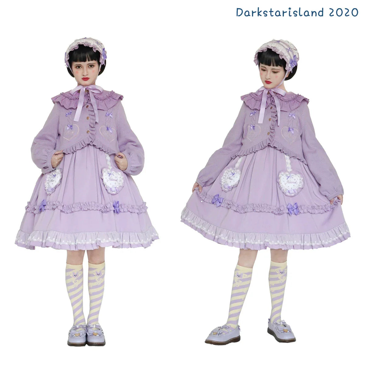 Dark Star Island - Sugar Frost - Sweet Lolita Cardigan Knit Embroidered Sweater