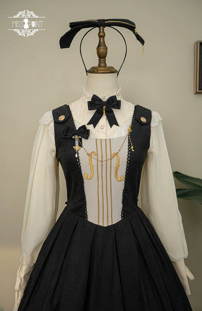 Miss Point - Customized Lolita Jumper Dress - Elegant College Lolita JSK