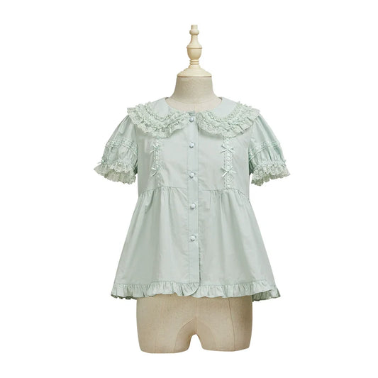 Summer Fairy - Cloud Dream - Sweet Lolita Shirt Peter Pan Collar Innerwear