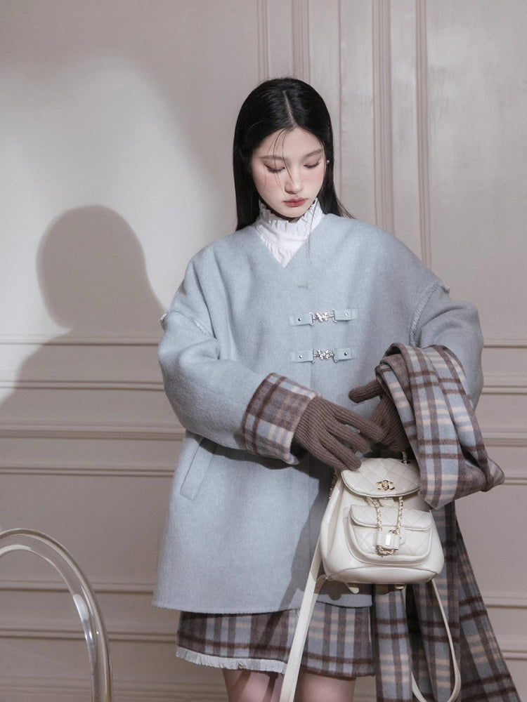 Turtleneck ruffle shirt【s0000005804】