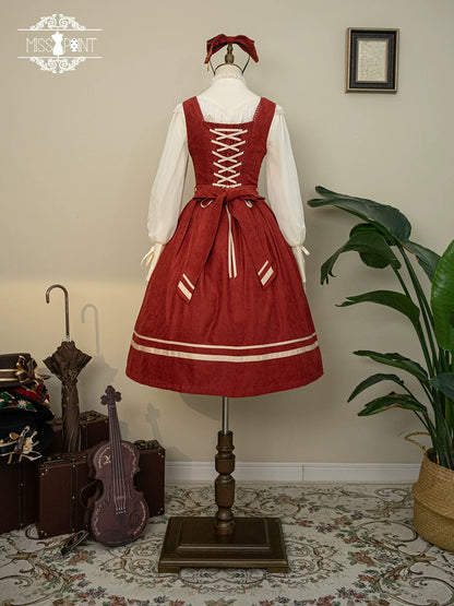 Miss Point - Customized Lolita Jumper Dress - Elegant College Lolita JSK