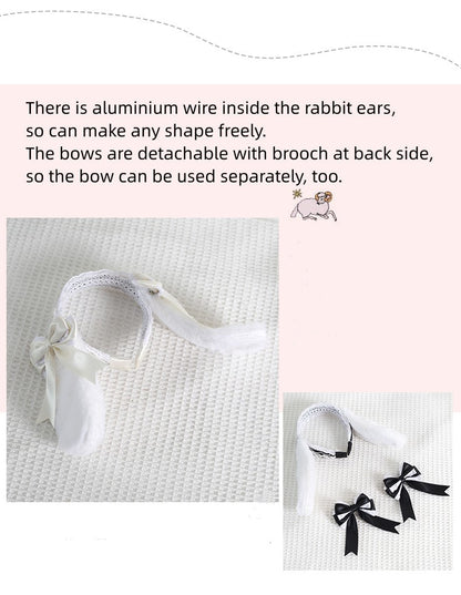 Xiaogui - Sweet Lolita Rabbit Ear KC Headband