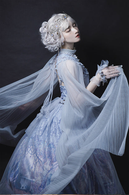 FunCcino - Dense Forest Corridor - Elegant Lolita Blouse and Cape