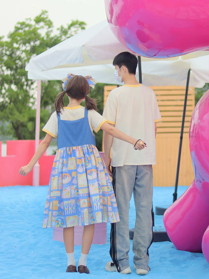 Miss Point - Daisy Lemon - Kawaii Lolita Lemon Print JSK Customized