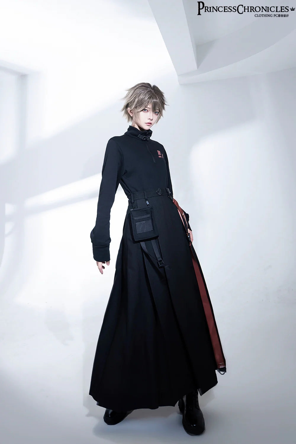 Princess Chronicles - Nameless Blade - Waste Soil Handsome Black Skirt