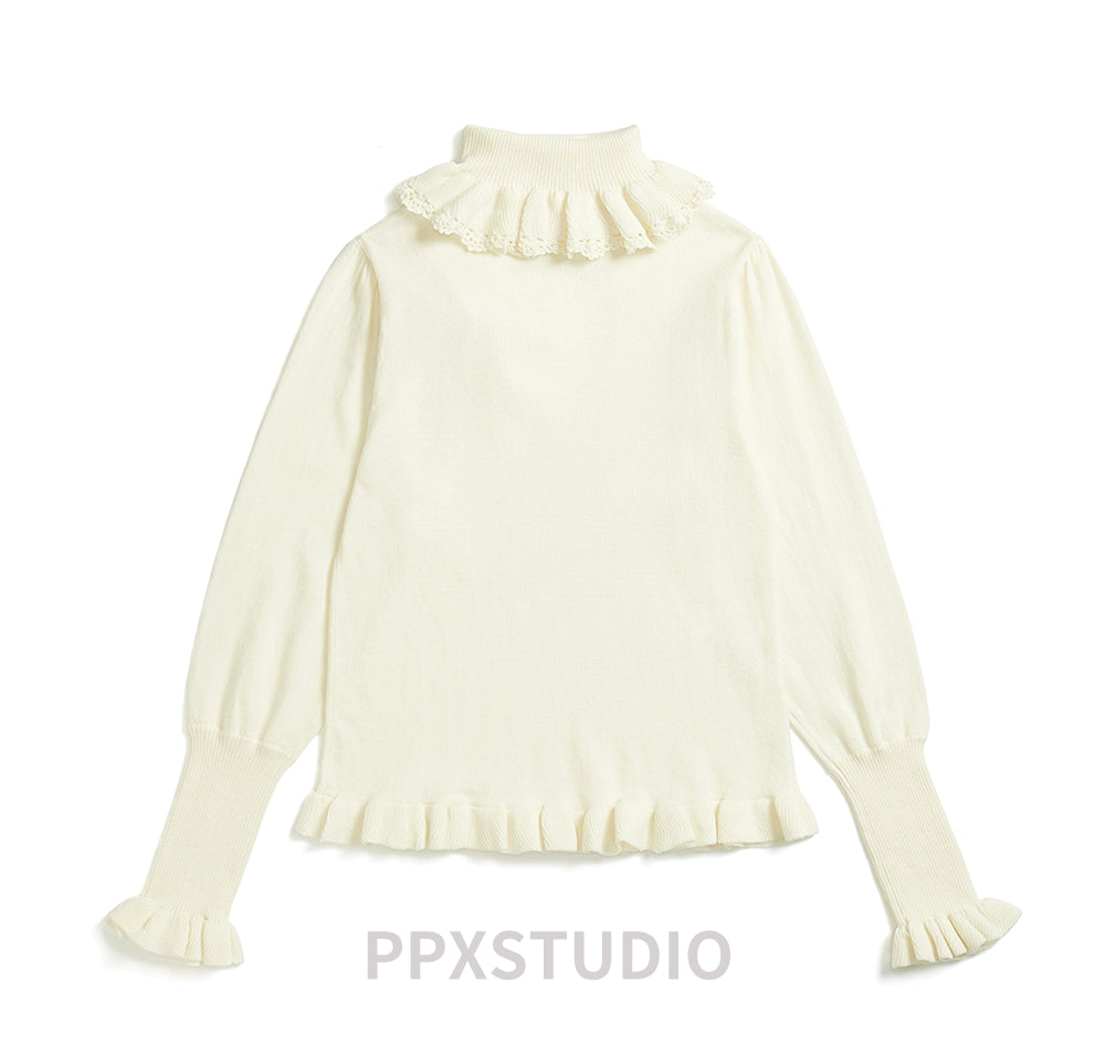 PPX STUDIO - Sweet Lolita Woolen Sweater Multicolors