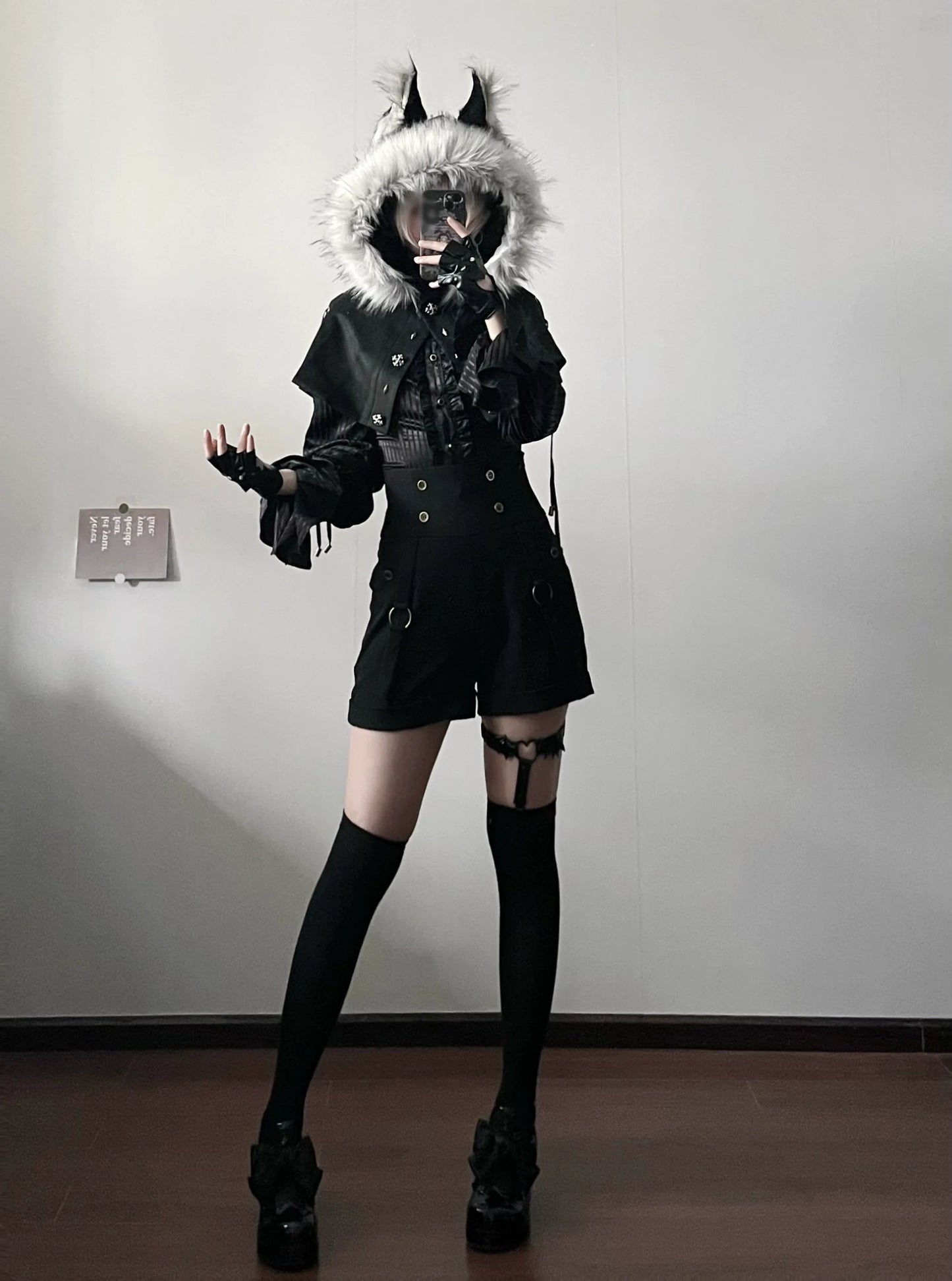 Gazing Galactic - Ouji Lolita Hight Waist Shorts