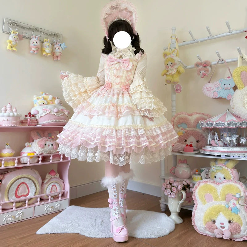 Hanguliang - Star Love Song - Wedding Sweet Lolita JSK Suit Doll-like Dress