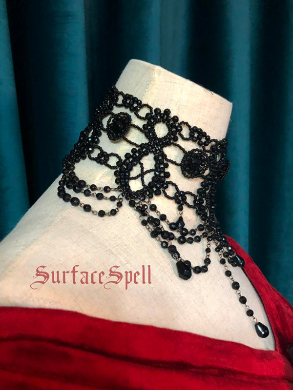 Surface Spell - Downton Abbey - Gothic Lolita Beads Choker