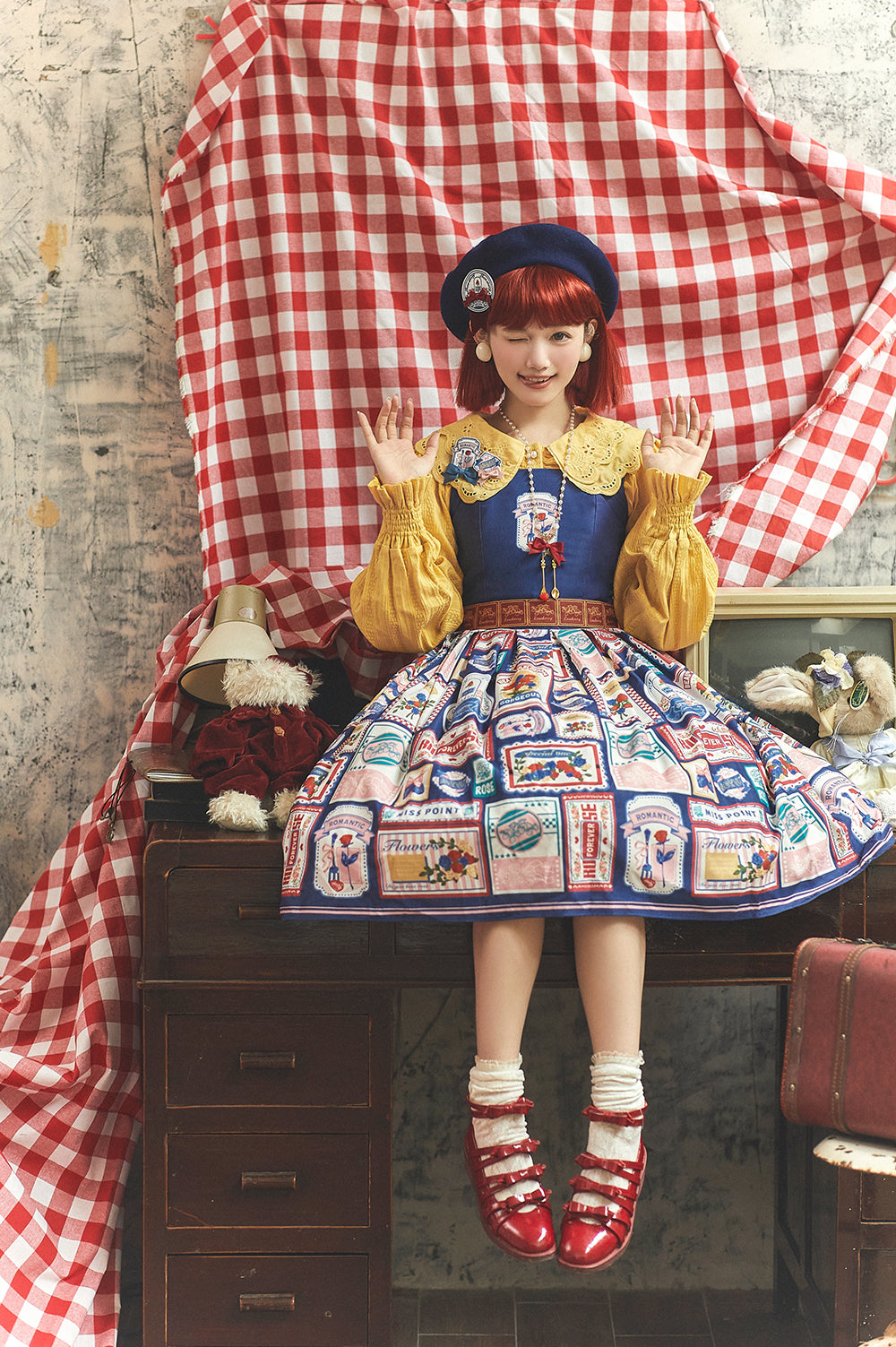 Miss Point - Vintage American Double-layer Lolita Blouse