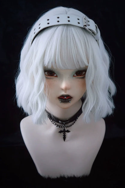 Strange Sugar - Gothic Lolita KC Faux Leather Punk Lolita Hair Accessories