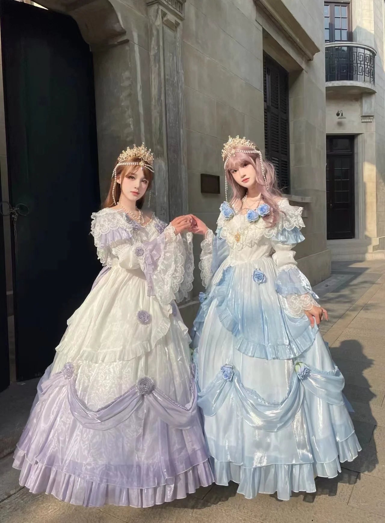 Meowing and fruity - Tana Manor - Classic Lolita OP Dress, Floral Decoration
