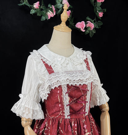 DMFS Lolita - Summer Short Sleeve Cotton Lolita Blouse