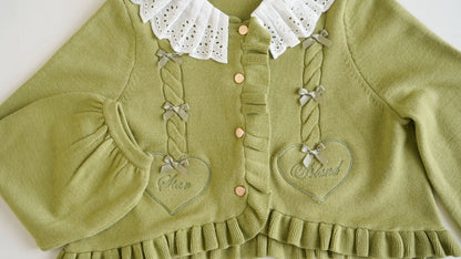 Dark Star Island - Sugar Frost - Sweet Lolita Cardigan Knit Embroidered Sweater