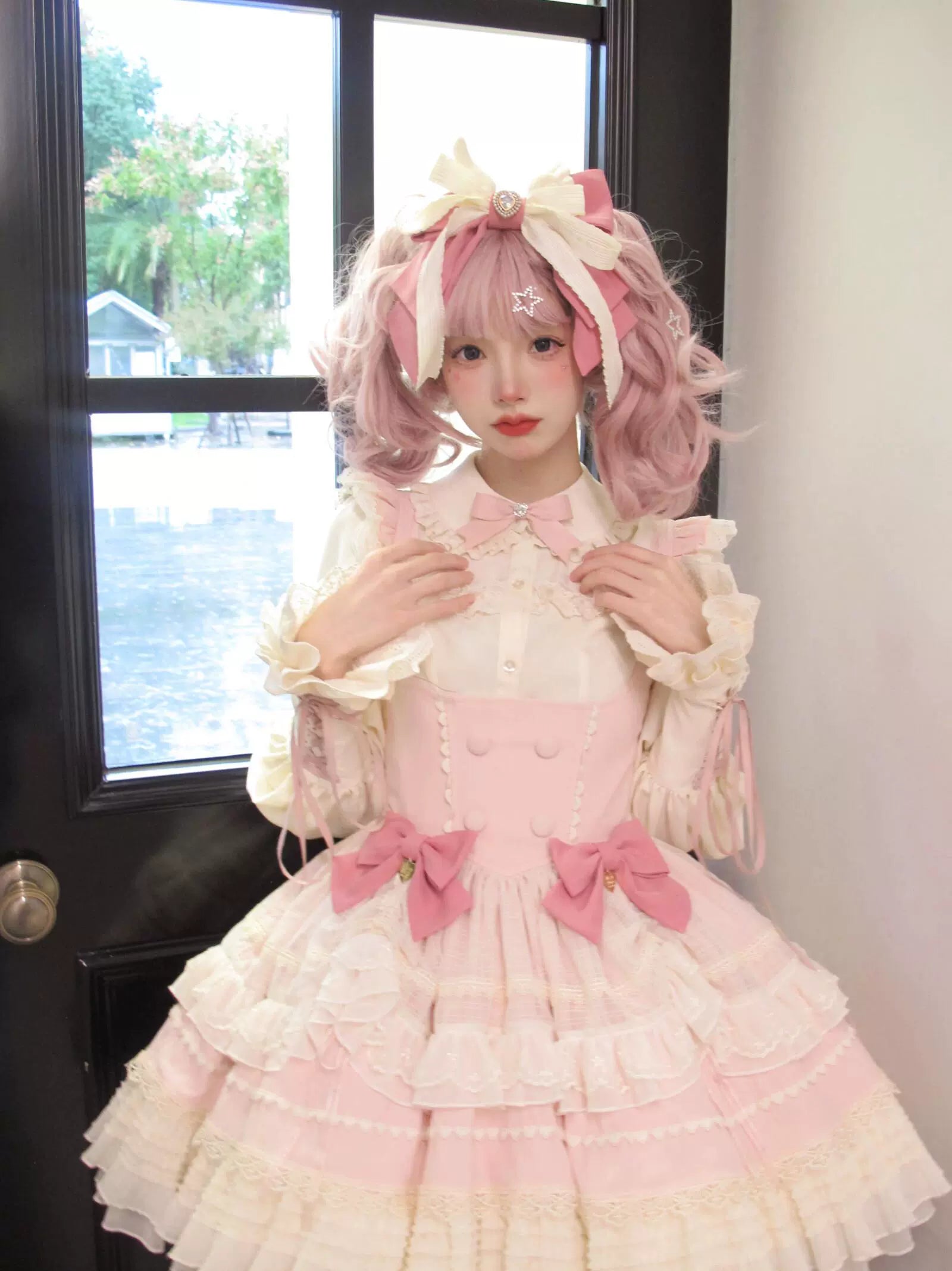 Sakurahime - Cupid Overture - Sweet Lolita Blouse Mutton Sleeves Shirt