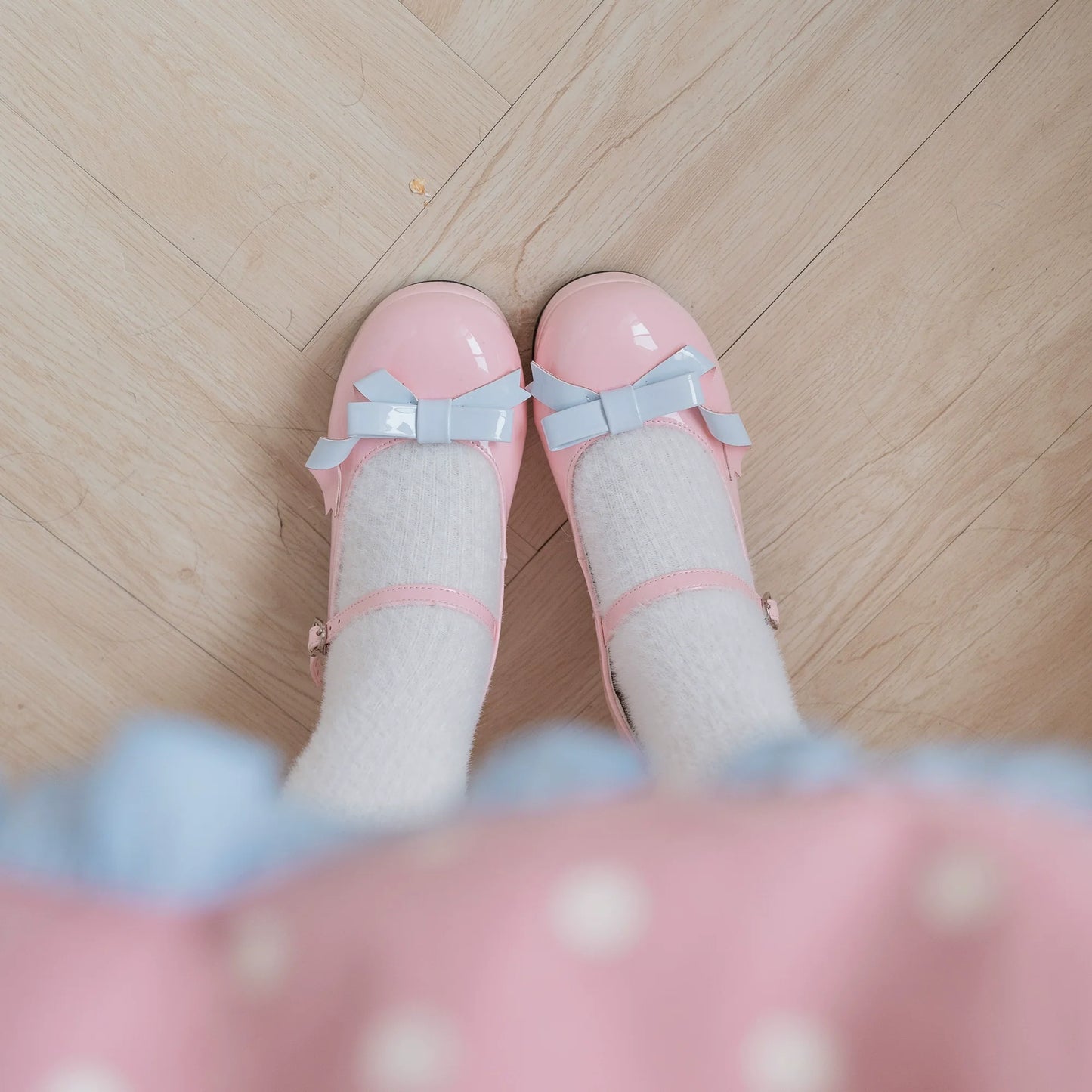 Dolly Doll - Lovers' Gift - Round Toe Middle Heel Mary Jane Lolita Shoes