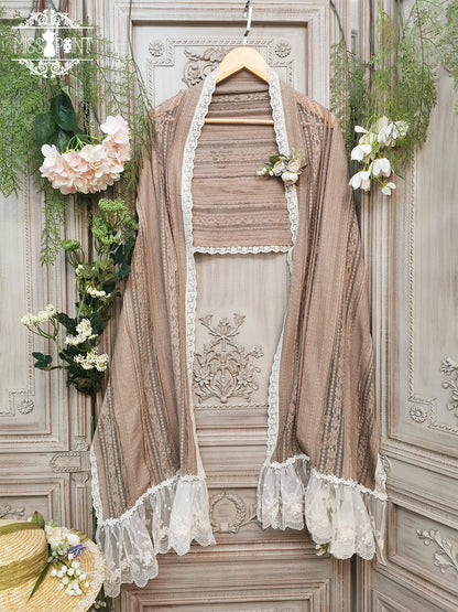 Miss point - Sally's Garden - Lace Cotton Lolita Shawl