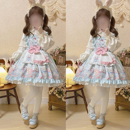 Cinderella - Goat Baa Bedtime Story - SheepPrint Kawaii Lolita JSK