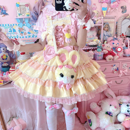 MIST - Creamy Condensed Milk - Kawaii Lolita Shirt Soft Girl Short-sleeved